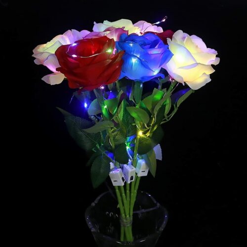 s-l1600 - 2024-01-12T133745.252 Eternal Rose Flower LED Enchanted Light up Rose LED Light Valentine's Gift 6 PC