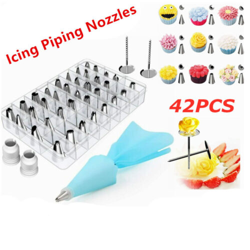 s-l1600 - 2024-01-13T101311.708 42 PCS Cake Decorating Kit Tools Bags Piping Tips Pastry Icing Bags Nozzles