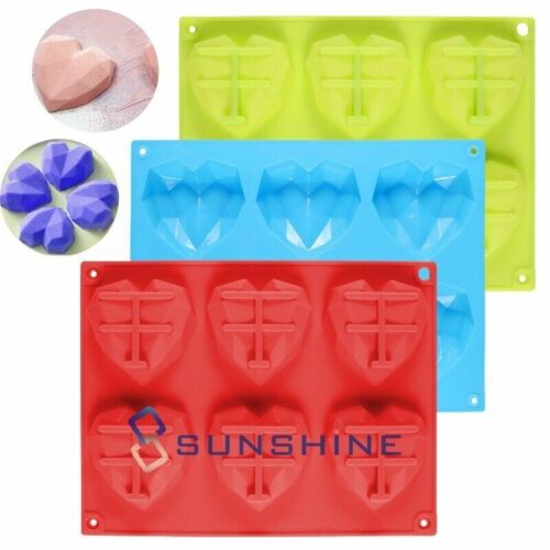 s-l1600 - 2024-01-13T102904.967 3PCS Silicone Geometric Mould Sweet Hearts Chocolate Mold Baking Valentine Candy