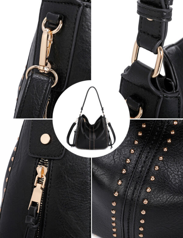 Concealed Carry Hobo Crossbody Purse Leather Shoulder Bag Women Handbag Wallet 3
