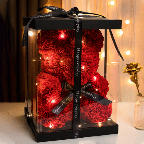 s-l1600 (3) Wedding Rose Teddy Bear With Box For Women Valentines Girlfriend Birthday Gifts
