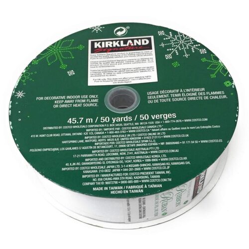 s-l960 - 2024-01-10T100332.750 Wire Edged Ribbon White 50 yards