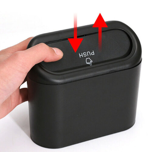 s-l960 - 2024-01-10T152012.712 Mini Car Trash Can Bin with Lid Car Garbage Trash Can Storage Car
