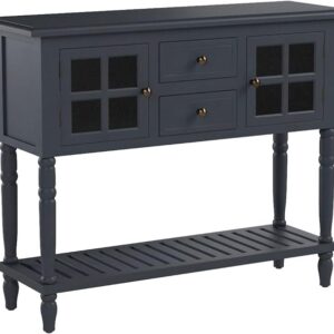 Decor Therapy Morgan Two Door Console Table - Antique Navy