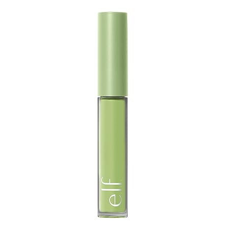 e.l.f. Camo Color Corrector - Hydrating & Long-Lasting Formula for Camouflaging Discoloration, Dullness & Redness, Vegan & Cruelty-Free - Green