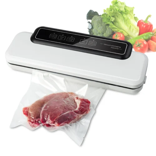 LINKPAL Commercial Vacuum Sealer - Seal a Meal Food System | Powerful 60KPA Sealing Machine | Includes 10 Free Food Bags | Easy-to-Clean and Simple-to-Operate