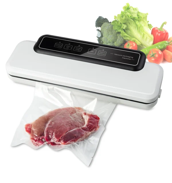 LINKPAL Commercial Vacuum Sealer - Seal a Meal Food System | Powerful 60KPA Sealing Machine | Includes 10 Free Food Bags | Easy-to-Clean and Simple-to-Operate 1