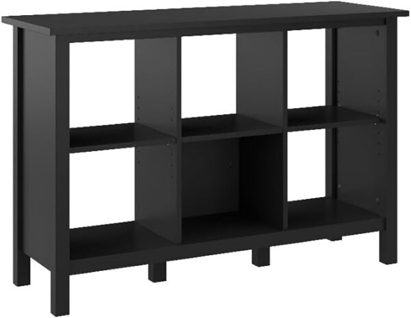 Pemberly Row 6 Cube Organizer - Classic Black, Engineered Wood 1