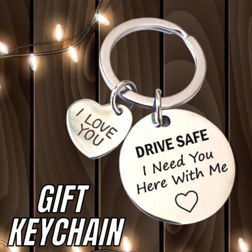UNIQUE Gift for Her Women Wife Girlfriend Keychain Valentines Day Love You