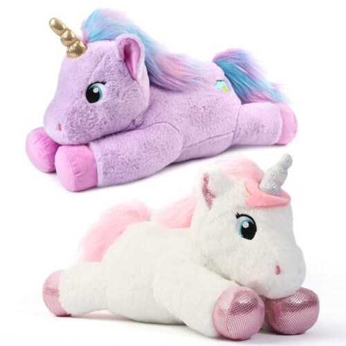 1/2 PACK Unicorn Plush Toy Stuffed Doll Soft Animals Kids Birthday Xmas Gift US