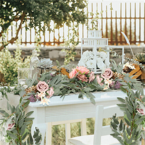 s-l960 (2) Wedding Floral Garland Artificial Flower Greenery Backdrop Arch Garland