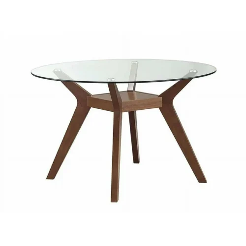 Paxton Dining Table Base in Nutmeg Finish - Stylish and Sturdy Foundation