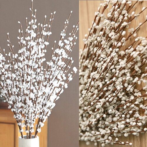 a1 5 Pcs 30" Long Jasmine Artificial Flowers - Spring Fake Flowers for Wedding, Home Office, DIY Floral Art, Plant Table Centerpieces, Party, Hotel, Restaurant Decoration (White