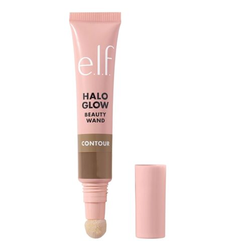 e.l.f. Halo Glow Contour Beauty Wand - Liquid Contour Wand for Naturally Sculpted Look, Buildable Formula - Vegan & Cruelty-Free, Fair/Light