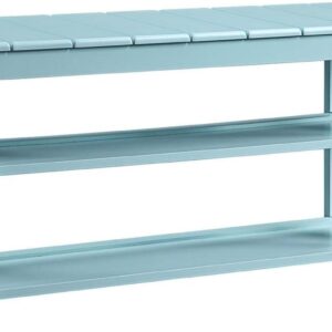 Convenience Concepts Oxford Utility Mudroom Bench - Sea Foam