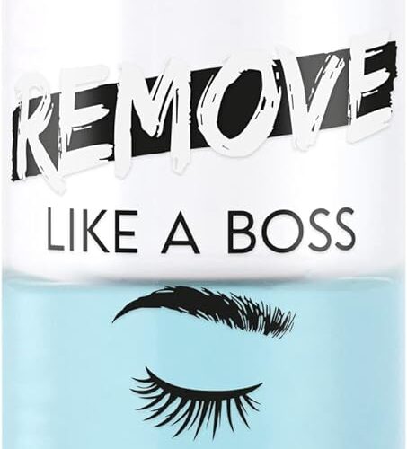 essence Remove Like A Boss Waterproof Eye & Face Make-Up Remover - Bi-Phase Formula, Gentle & Easy to Remove - Vegan & Cruelty-Free - Paraben & Microplastic Particle Free