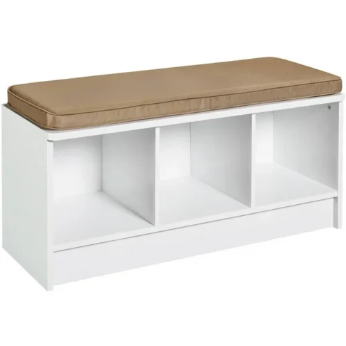 ClosetMaid 3-Cube Entryway Storage Bench - White