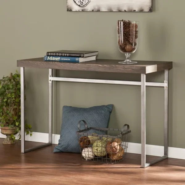Whelan Console Table - Midcentury-Modern Design, Burnt Oak Finish 1
