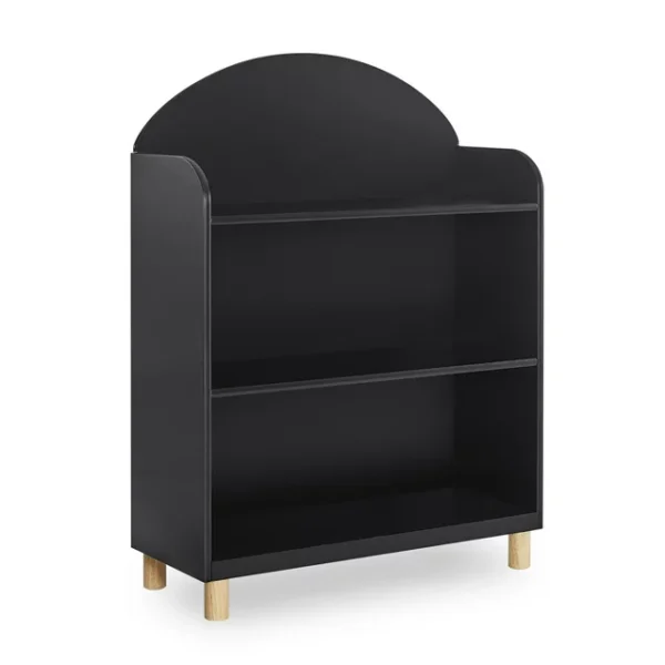 Delta Children Reese 3-Shelf Bookcase - Ebony/Natural Finish 3