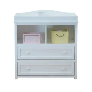 AFG Baby Furniture Leila 2-Drawer Changing Table - White