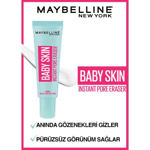 Maybelline Baby Skin Instant Pore Eraser Primer Makeup - Clear - 1 Count 3