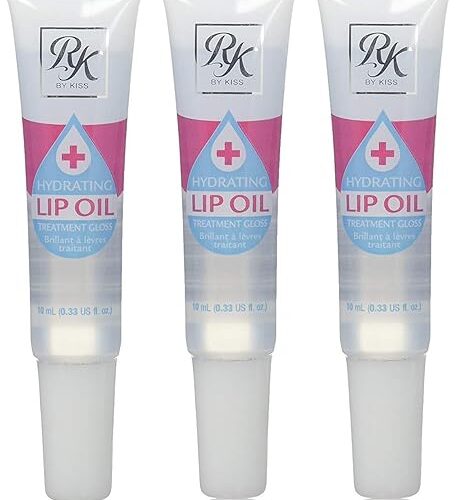 Ruby Kisses Hydrating Lip Gloss Clear - Hydrating Lip Gloss (3 PACK)