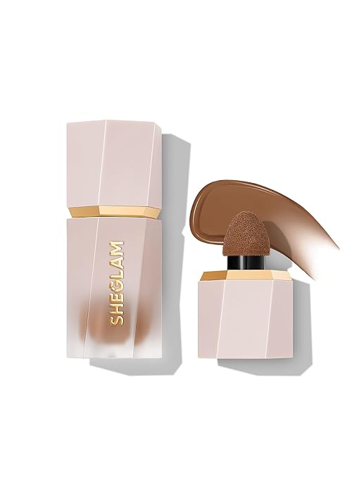 SHEGLAM Sun Sculpt Cool Toned Liquid Contour Stick - Long Lasting Cream Bronzer Makeup - Golden Sun 1