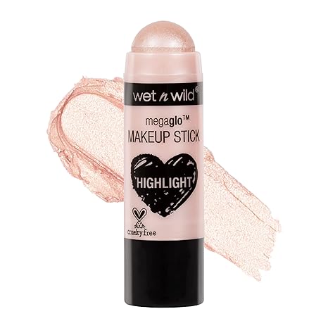 wet n wild MegaGlo Makeup Stick | Buildable Color | Versatile Use | Cruelty-Free & Vegan | When The Nude Strikes