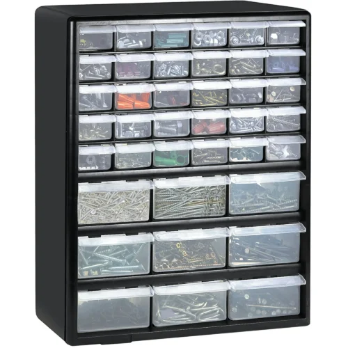 GreenCo Greenpro Wall Mount Hardware and Craft Storage Cabinet - Drawer Organizer