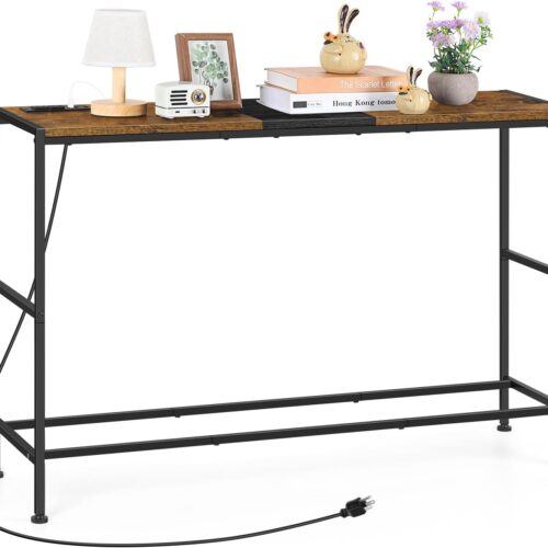 a1 FABATO 41.7'' Lift Top Coffee Table with 2 Storage Drawers - Hidden Compartment - Open Storage Shelf for Living Room - Rustic Brown Finish