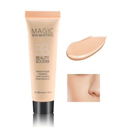Boobeen Hydrating BB Cream - Full-Coverage Foundation & Concealer - Color Correcting Cream - Tinted Moisturizer BB Cream for All Skin Types - Evens Skin Tone