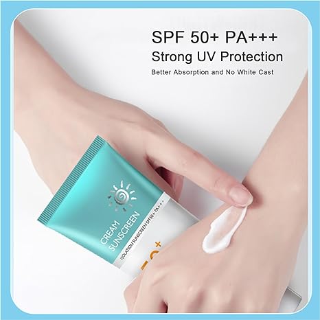 Daily Face Sunscreen SPF 50+ - Isolation Sunscreen for Face - Hydrate Skin and Reduce Blemishes - Sunscreen Protector for Face and Body - SPF 50 Sunscreen, Non-Sticky, Weightless Formula for All Skin Types - 50g 3