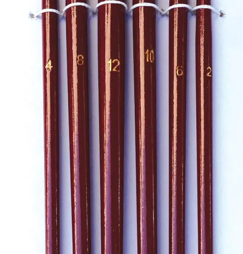 1 6 Round BRUSH SET - Oil Watercolor Acrylic Artist Painting Fine Point Detail rb