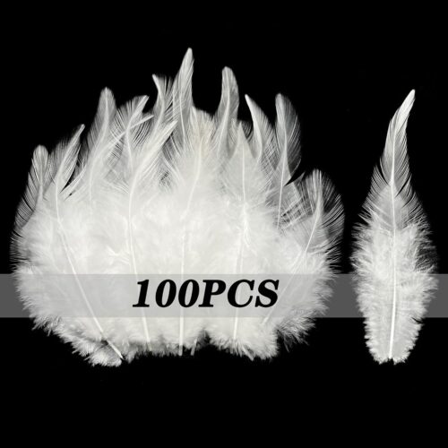 2 Turkey Marabou Feathers for Crafts Dreamcatcher Wedding Home Party Decorations Fluffy Bulk Colored Feathers