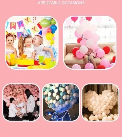 Colorful Matte Latex Balloon Wedding Happy Birthday Bachelorette Party