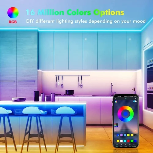 LED Strip Lights 100ft Music Sync 5050 RGB