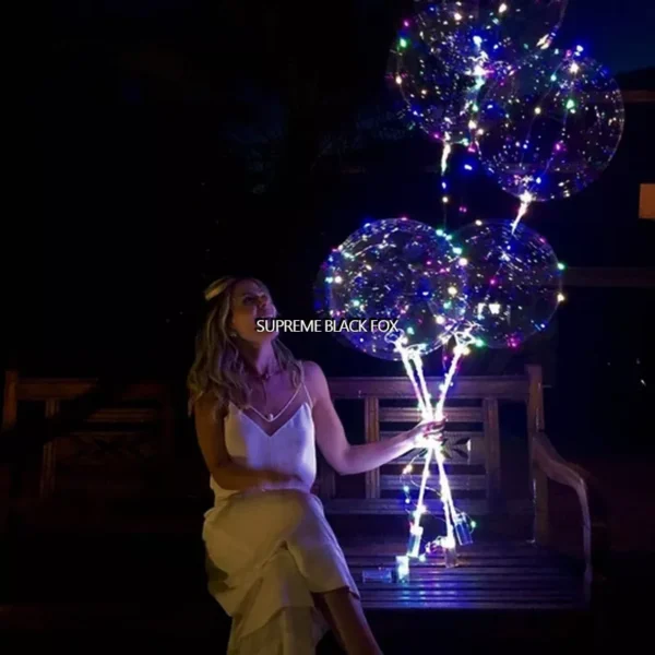 Balloons Light Up Valentines Wedding Birthday Christmas Party Decor 1