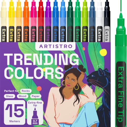 Acrylic Paint Pens for Rock Painting