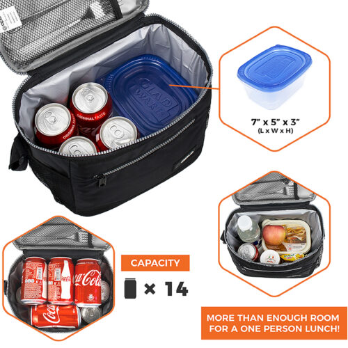 Lunch Bag Leakproof Thermal Bento Cooler Tote for Women