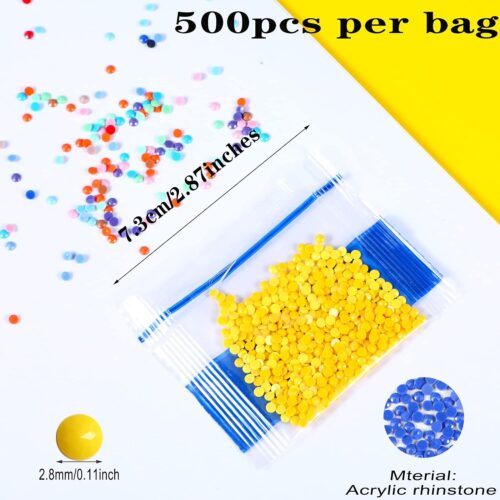 3 15000PCS Diamond Painting Beads,Rhinestones,Diamond Painting Accessories kit