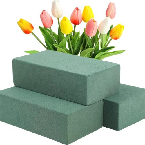 s-l1600 (76) 3 Pcs Floral Foam Bricks,Mini Florist Flower Foam Green Blocks Supplies for Fres