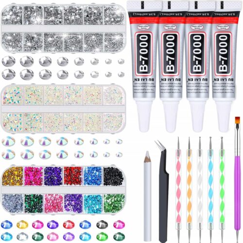 1 Jewelry Glue with Rhinestones for Crafts