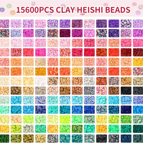 1 Flat Preppy Beads for Jewelry Making Kit with Charms