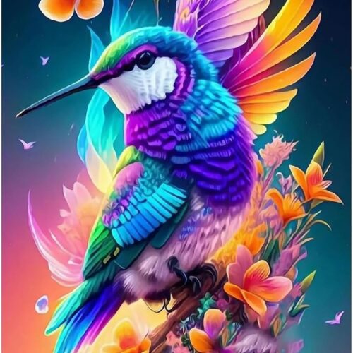 Diamond Art Birds Picture Handmade Crafts for Wall Decor
