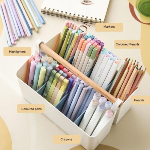 1 Art Supply Storage Organizer with DIY Dividers for Colored Pencils,Markers,Art Supplies,Craft Organizers