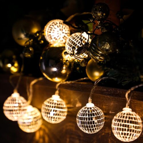 1 LED Disco Ball Decorations Mirror Disco Ball Ornaments