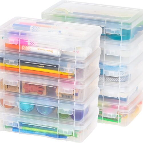 1 Art School Supply Pencil Box Storage Organizer Container