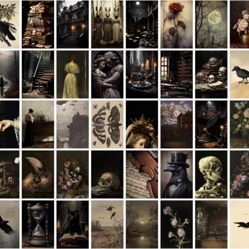 1 Home Decoration Decor Moody Dark Academia