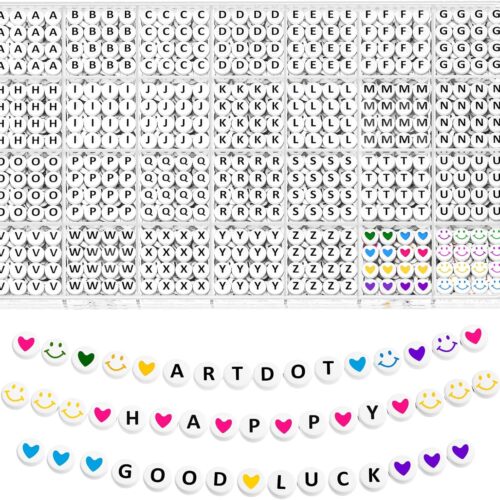 1 Beads Making Kit for Friendship Bracelets Assorted Alphabet