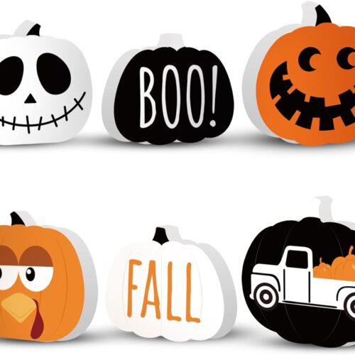 1 Fall Halloween Table Decorations Indoor and Outdoor